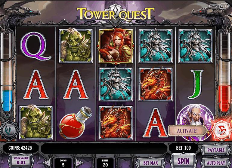 Tragamonedas gratis con juego cats Tower Quest - 98229