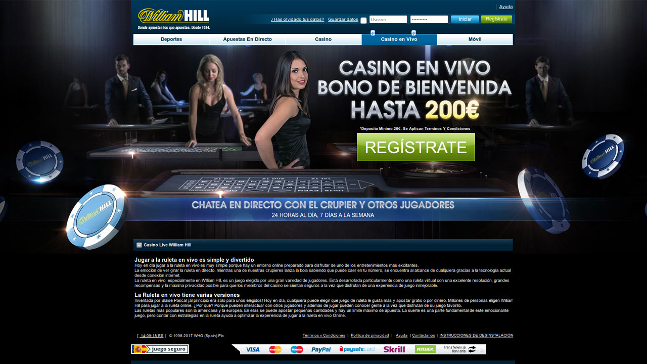 Casino Online Neteller bono de bienvenida william hill - 14663