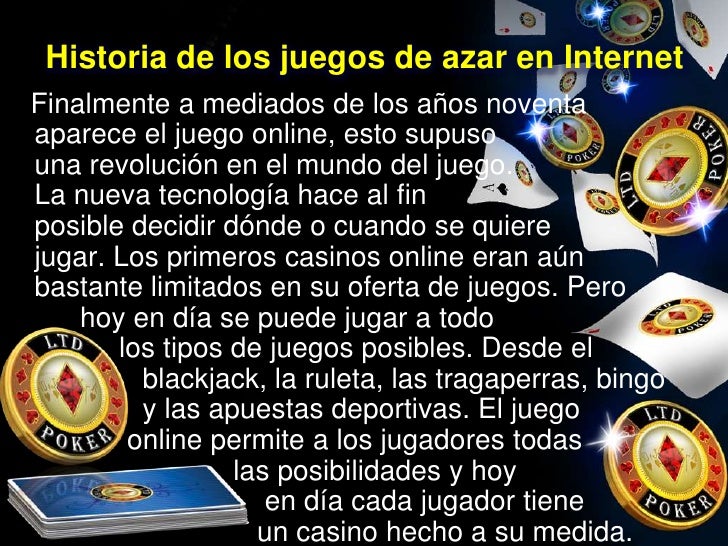 Historia de los juegos de azar casino online gratis Madrid - 62266