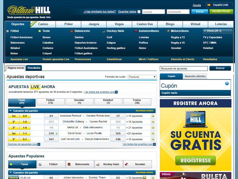 Williamhill es bonos gratis sin deposito casino Dominicana - 72481