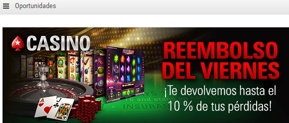 Pokerstars sign up reembolso semanal en casino - 18991