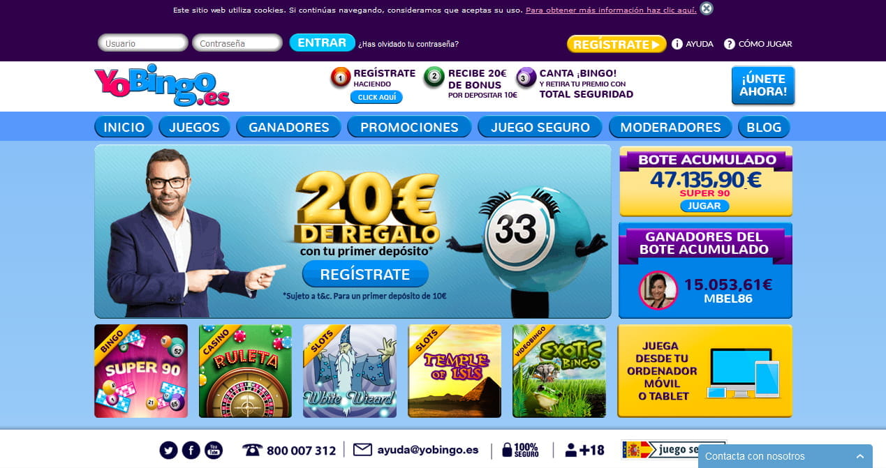 Yobingo punto es casino online legales en Honduras - 51111